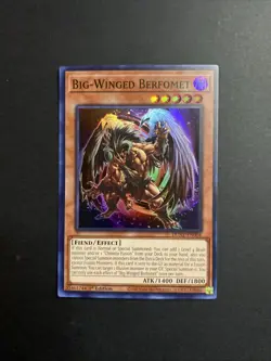 Yugioh Big-Winged Berfomet DUNE-EN004 Super Rare 1st Ed NM - Image 1
