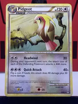Pidgeot 30/95 Call of Legends Pokemon TCG Regular Rare 2011 LP - Image 3