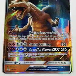 2019 Pokemon SM195 Charizard GX Detective Pikachu Promo Holo Rare ?? - Image 3