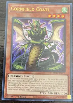 Yugioh! Cornfield Coatl MP24-EN207 Ultra Rare 1st Ed NM - Image 1