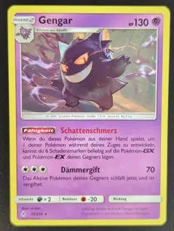Gengar 70/214 Unbroken Bonds Deutsch NM Pokemon - Image 1