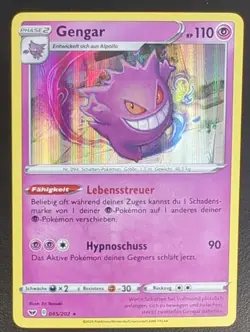 Gengar 085/202 Holo Rare Schwert & Schild Deutsch NM Pokemon - Image 1