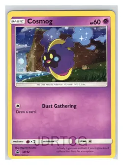 Pokemon Sun & Moon Black Star Promo SM42 Cosmog Holo - Image 1