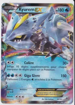 Kyurem EX - N&B:Eplosion Plasma - 30/101 - Carte Pokemon Francaise - Image 1