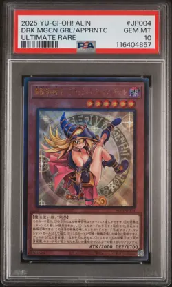 2025 YU-GI-OH! JAPANESE ALIN-DARK MAGICIAN GIRL THE MAGICIAN'S APPRENTICE PSA 10 - Image 1