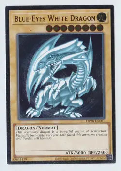 Yu-Gi-Oh Blue-Eyes White Dragon FRESH MINT OP28-EN001 OTS Tournament Pack 28 - Image 1