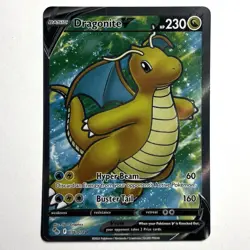 Dragonite V 076/078 Pokemon Go Sword & Shield Full Art NM - Image 2