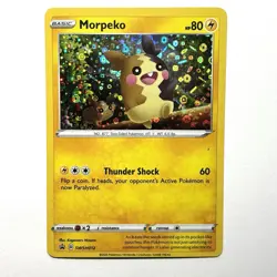 Morpeko SWSH Black Star Promo SWSH012 Holo Pokemon LP - Image 1