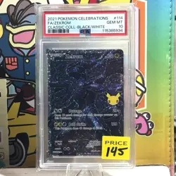 2021 POKEMON CELEBRATIONS CLASSIC COLLECTION #114 FULL ART/ZEKROM PSA 10 - Image 1
