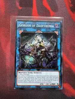Yugioh! Gorgon of Zilofthonia - DUAD-EN050 Secret Rare 1st Edition NM - Image 1