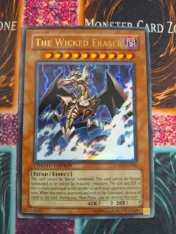 Yu-Gi-Oh! The Wicked Eraser JUMP-EN016 Ultra Rare Limited MP - Image 1
