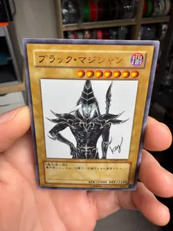 Yu-Gi-Oh Dark Magician Ultra Rare WJMP-JP012 Japanese Yu-gi-oh! OCG W Jump - Image 3