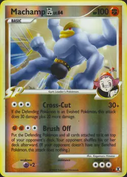 Machamp GL 46/111 Reverse Holo Uncommon Rising Rivals Pokemon Card NM/LP - Image 1