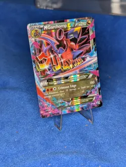 Pokemon M Garchomp EX Holo Card XY168 Lightly Played - Image 1