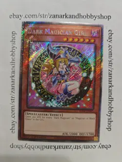 Yugioh! Dark Magician Girl (3rd artwork) RA04-EN107 Platinum Secret Rare NM - Image 1