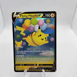 Flying Pikachu V Pokemon Celebrations 25th Anniversary Trading Card - Image 1