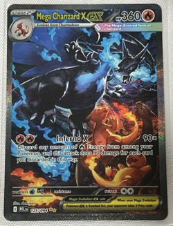 Pokemon TCG Mega Charizard X ex 125/094 SIR Phantasmal Flames Fresh Mint Card - Image 1