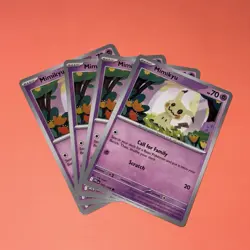 Mimikyu 042/094 - Phantasmal Flames - Pokemon Card Lot x 4 Playset - Image 1