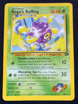 Pokemon Card - Koga's Koffing - 48/132 - Gym Challenge - LP - Image 1