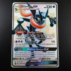 Greninja GX SV56/SV94 Pokemon Hidden Fates Holo Full Art Card - Image 1