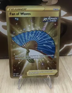Fan of Waves 226/198 Chilling Reign Full Art Gold Secret Rare Pokemon Card - Image 1