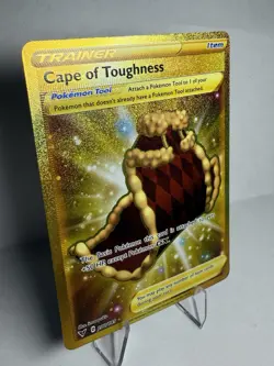 Cape of Toughness 200/185 Gold Secret Rare Vivid Voltage Pokemon TCG Card NM - Image 3