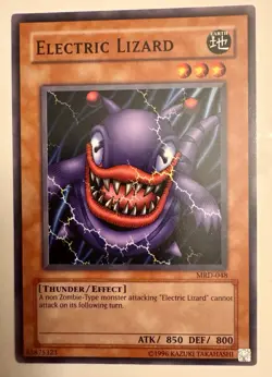 Electric Lizard MRD-048 Yu-Gi-Oh! Card Unlimited Light Play - Image 1