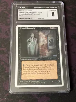 Royal Assassin - Alternate 4th Edition [CGC 8] MTG Magic The Gathering - Image 1
