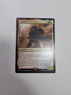 MTG - Sentinel Sarah Lyons - Fallout (PIP) NM/M Condition - Image 1