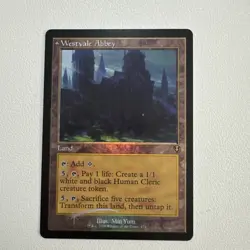 Westvale Abbey Retro Frame Land (NM Foil) INR-0474 Rare MTG - Image 1