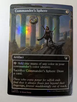 Commander's Sphere - Foil - Borderless - Commander Masters #0655 MTG - Image 1
