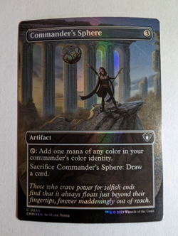 Commander's Sphere - Foil - Borderless - Commander Masters #0655 MTG - Image 2