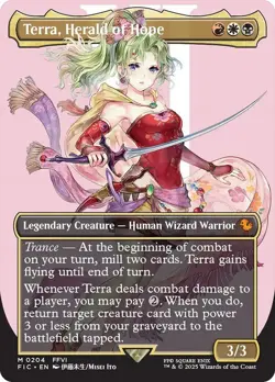 Terra, Herald of Hope Showcase Final Fantasy MTG NM - Image 1
