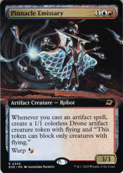 MTG Pinnacle Emissary (Extended Art) (349) | NM | Edge of Eternities {EOE} - Image 1