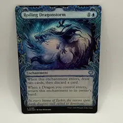Roiling Dragonstorm (Showcase) Foil Tarkir Dragonstorm TDM MTG - Image 1