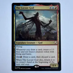 The Locust God #335 (NM) March of the Machine MOM Magic MTG - Image 1