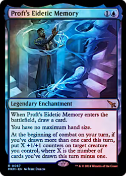 Proft's Eidetic Memory 0067 Foil Murders at Karlov Manor MTG Rare - Image 1