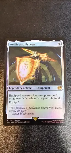Aettir and Priwen M Foil 0253 Final Fantasy Magic the Gathering MTG - Image 1