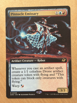 MTG Magic the Gathering Pinnacle Emissary Extended Art Edge of Eternities NM - Image 1