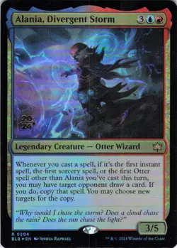 MTG Alania, Divergent Storm (Prerelease) (204) | NM Foil | Bloomburrow {BLB} - Image 2