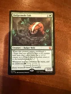 1x Badgermole Cub Magic The Gathering ATLA Avatar: The Last Airbender MTG - Image 1