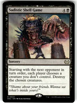 Sadistic Shell Game Commander: Duskmourn: House of Horror Regular MTG - Image 1