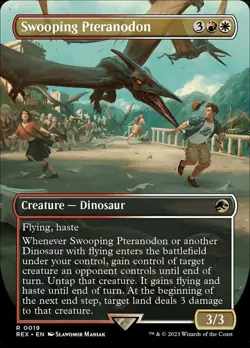 Near Mint x 1 Swooping Pteranodon - Borderless Jurassic World Collection - Image 1