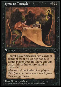 4 x Hymn to Tourach (Kirschner) - Fallen Empires - Moderate Play - MTG - Image 1