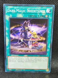 Yugioh Dark Magic Inheritance LEDD-ENA18 1st Edition Excellent Condition - Image 1