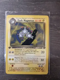 Team Rocket Dark Magneton Non-Holo 28/82 - Pokemon TCG (2000) - Image 1