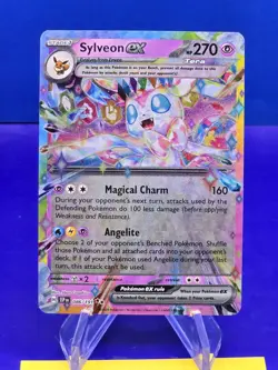Pokemon Surging Sparks Sylveon EX 086/191 Holo Double Rare NM - Image 1