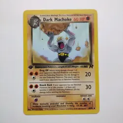 Pokemon - 1st Edition Team Rocket - Dark Machoke 40/82 - Uncommon LP/NM - Image 1