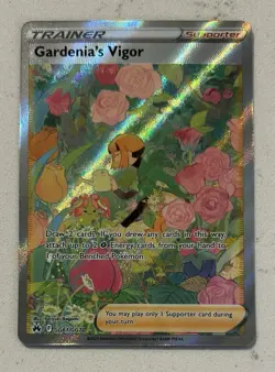 Gardenia's Vigor GG61/GG70 Pokemon TCG Crown Zenith: Galarian Gallery Holo - Image 1