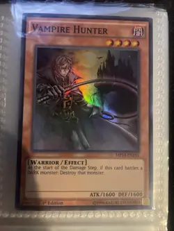 Yu-Gi-Oh! TCG Vampire Hunter Mega Pack 2014 MP14-EN155 1st Edition Super Rare - Image 1